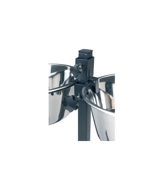 COMEDERO DOBLE REGULABLE 25 CM 2 X 2,6 L COMEDERO DOBLE REGULABLE 25 CM 2 X 2,6 L