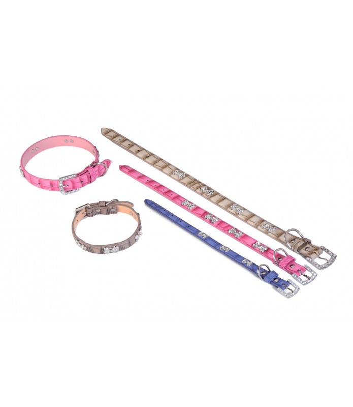 COLLAR CUERO C/HUESO 1.90X40CM