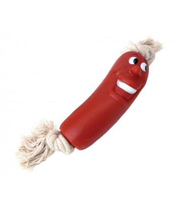 JUGUETE VINILO SALCHICHA 19cm