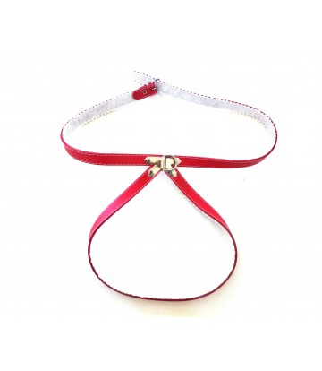 PETRAL CUERO FORRADO 50CM 2