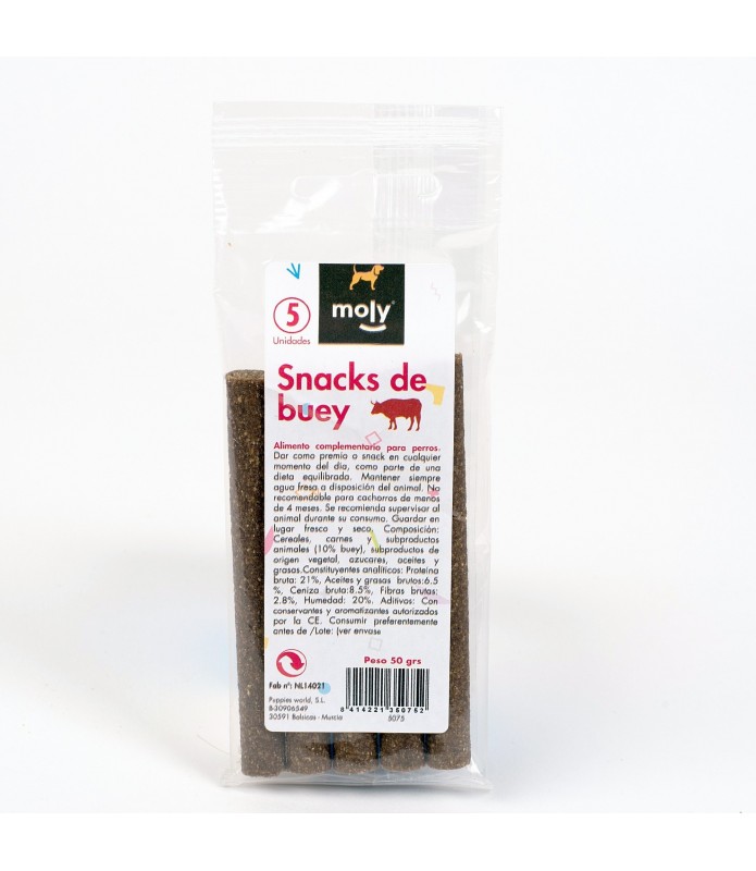 SNACKS BUEY BARRITAS 50 GR