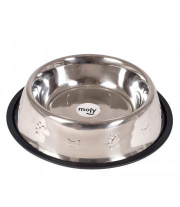 COMEDERO ACERO EXTRA C/FIG. 18 CM 0,90L