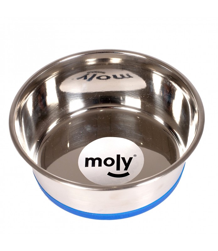 COMEDERO ACERO ANTI-DES B/SILICONA 14 CM 0,50 L