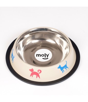 COMEDERO ACERO ANTI-DES DRAW MASCOT. 16CM 0,55 L 2