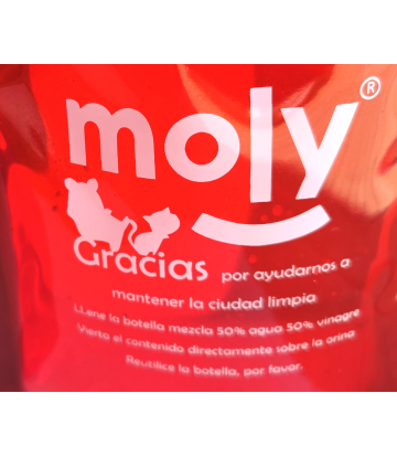 BOTELLA LIMPIA ORINAS DE PERRO MOLY 2