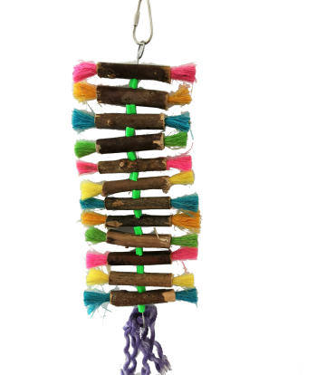 JUGUETE INTERACTIVO TRONQUITOS/FIBRAS COLORES 28x10 CM