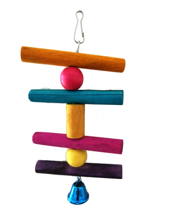 JUGUETE INTERACTIVO MADERA C/SONIDO MIXTO COLORES 10x18 CM