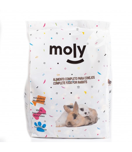 MIXTURA CONEJOS Y COBAYAS MOLY 800 GR