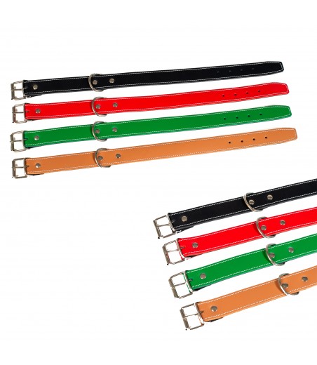 COLLAR CUERO DOBLE 75 X 4 cm