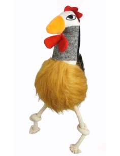 PELUCHE PARA PERRO GALLO 34 CM