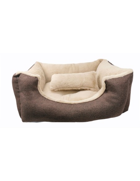 CUNA PARA PERROS Y GATOS DULCE COLLECTION MARRON