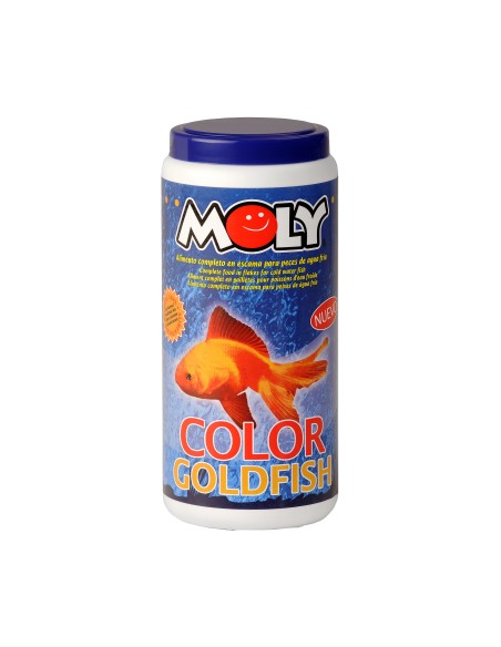 COMIDA PARA PECES DE AGUA FRÍA MOLY GOLDFISH ESCAMAS