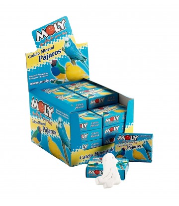 MOLY EXPOSITOR 30 UNID.CALCIO PAJAROS