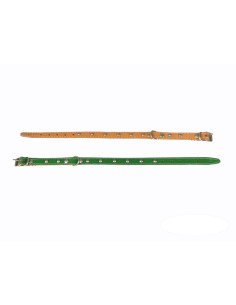 COLLAR CUERO LISO C/FORNITURA 35 CM
