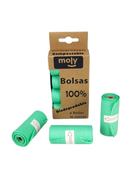 BOLSAS EXCREMENTOS PARA PERROS BIODEGRADABLES