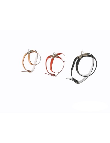 PETRAL CUERO C/FORNITURA 25 CM