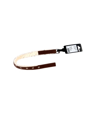 COLLAR LUXURY PIEL NUBE 1,5X35CMS