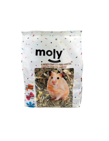 MIXTURA PARA HAMSTER Y JERBOS MOLY 800 GR MIXTURA PARA HAMSTER Y JERBOS MOLY 800 GR