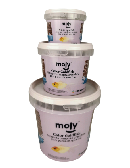 COMIDA PARA PECES AGUA FRÍA MOLY GOLDFISH COLOR GRANULADO