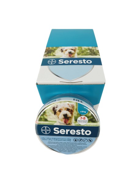 Collar SERESTO Antiparasitario Para Perros Menos de 8 Kg