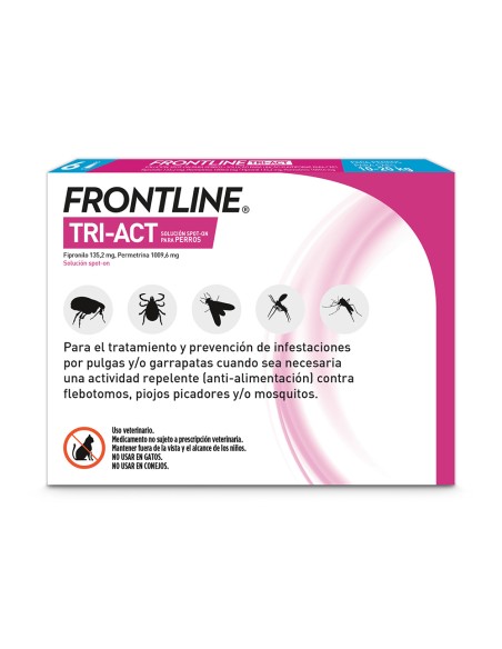 ANTIPARASITARIOS PARA PERROS FRONTLINE TRI-ACT 10-20 KG
