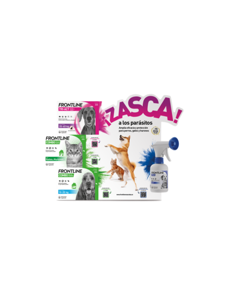 FRONTLINE TRI-ACT ANTIPARASITARIO PARA PERROS 40-60 KG