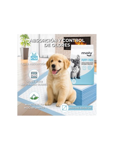 PUPPY PADS EMPAPADORES DESECHABLES 30...
