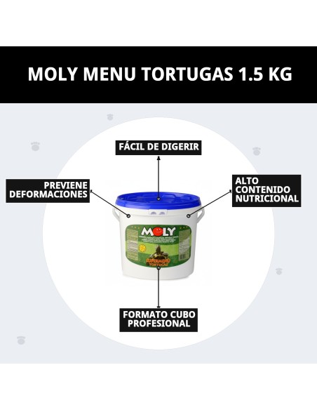 MOLY MENU TORTUGAS GALÁPAGOS 1.5 KG