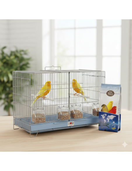 Deli Nature Canaris Base 20 kg – Mezcla Completa y Equilibrada para Canarios