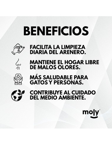 Moly Arena Aglomerante para Gatos,...