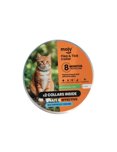 COLLAR MOLY ANTIPARASITARIO DE GATOS... COLLAR MOLY ANTIPARASITARIO DE GATOS...
