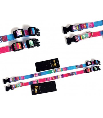 COLLAR PIEL LUXURY FANTASIA 30-47 CM