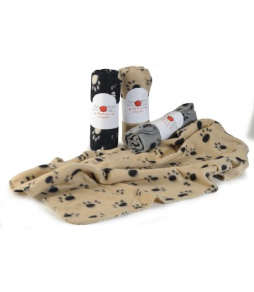 MANTA MULTIUSOS HUELLAS 100 X 70 CM. 2