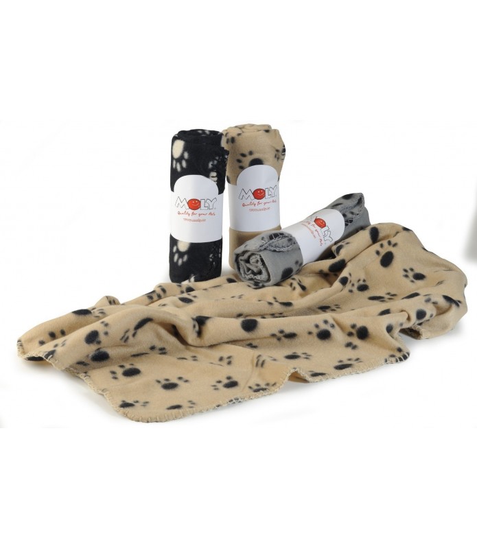 MANTA MULTIUSOS HUELLAS 100 X 70 CM. MANTA MULTIUSOS HUELLAS 100 X 70 CM.