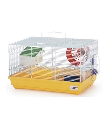 JAULA HAMSTER 1 PISO 47 X 30 X 27 CM.
