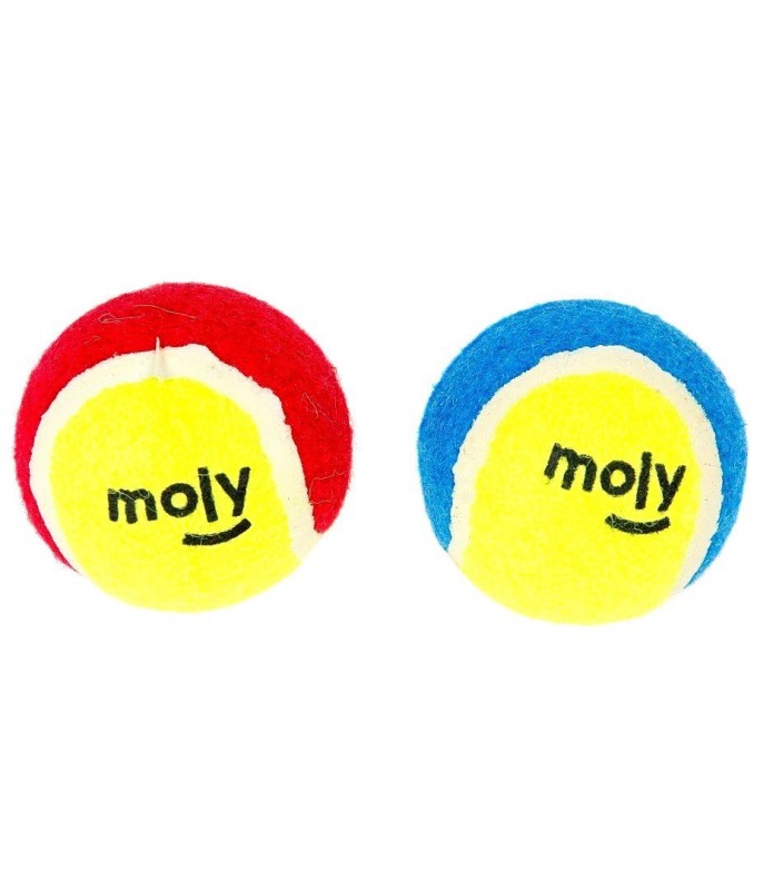 PELOTA TENIS 6,5cm C/HUELLAS PACK.2 PELOTA TENIS 6,5cm C/HUELLAS PACK.2