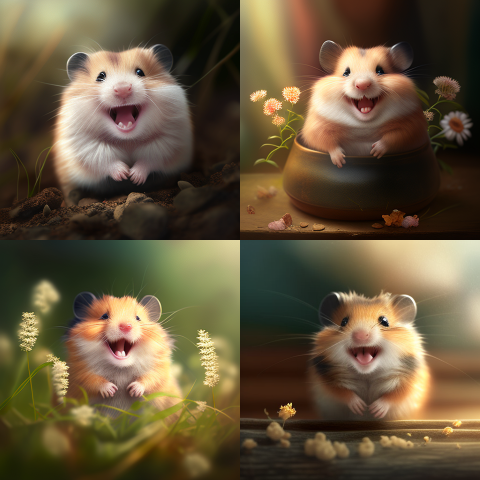 hamster sonriendo