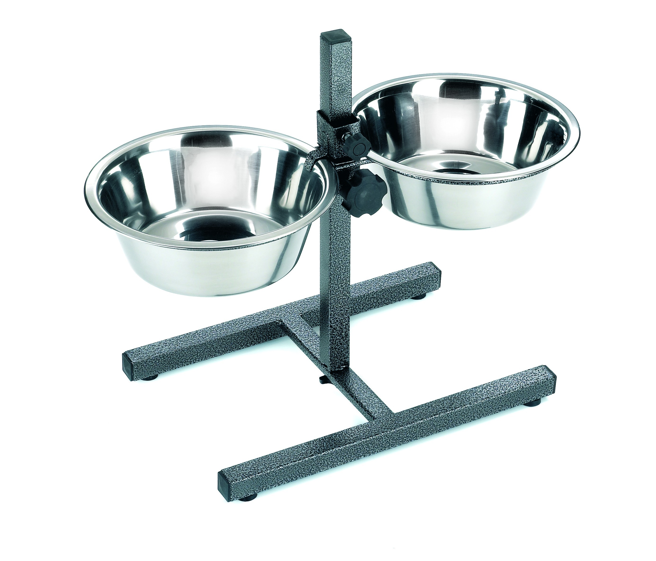 Comedero doble regulable 25 cm 2 x 26 l