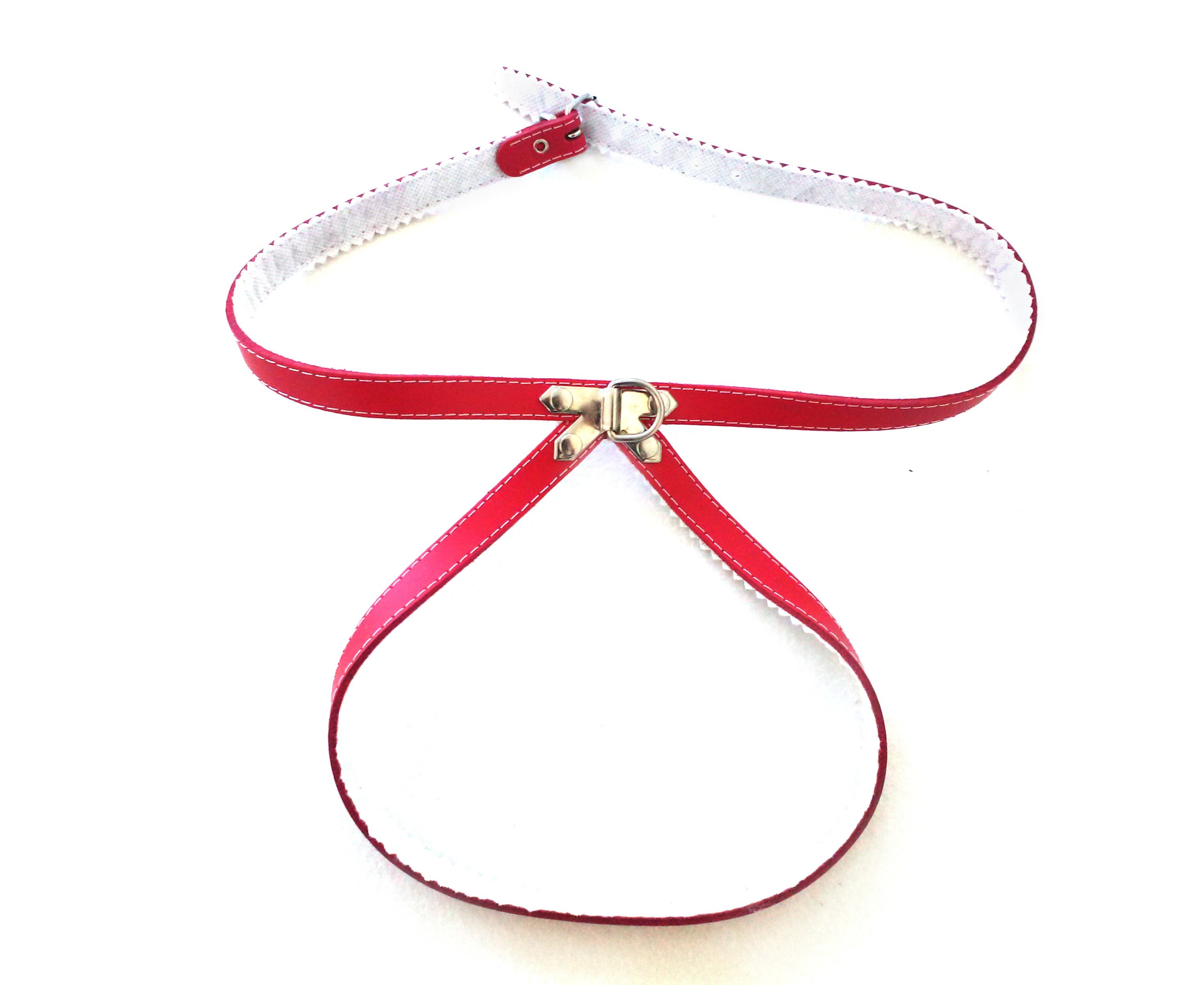Petral cuero forrado 50cm