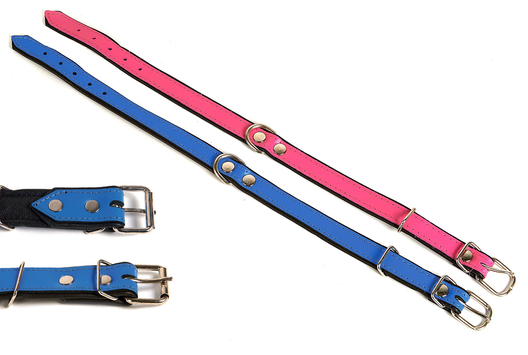 Collar piel luxury 3.5 x 70 cm
