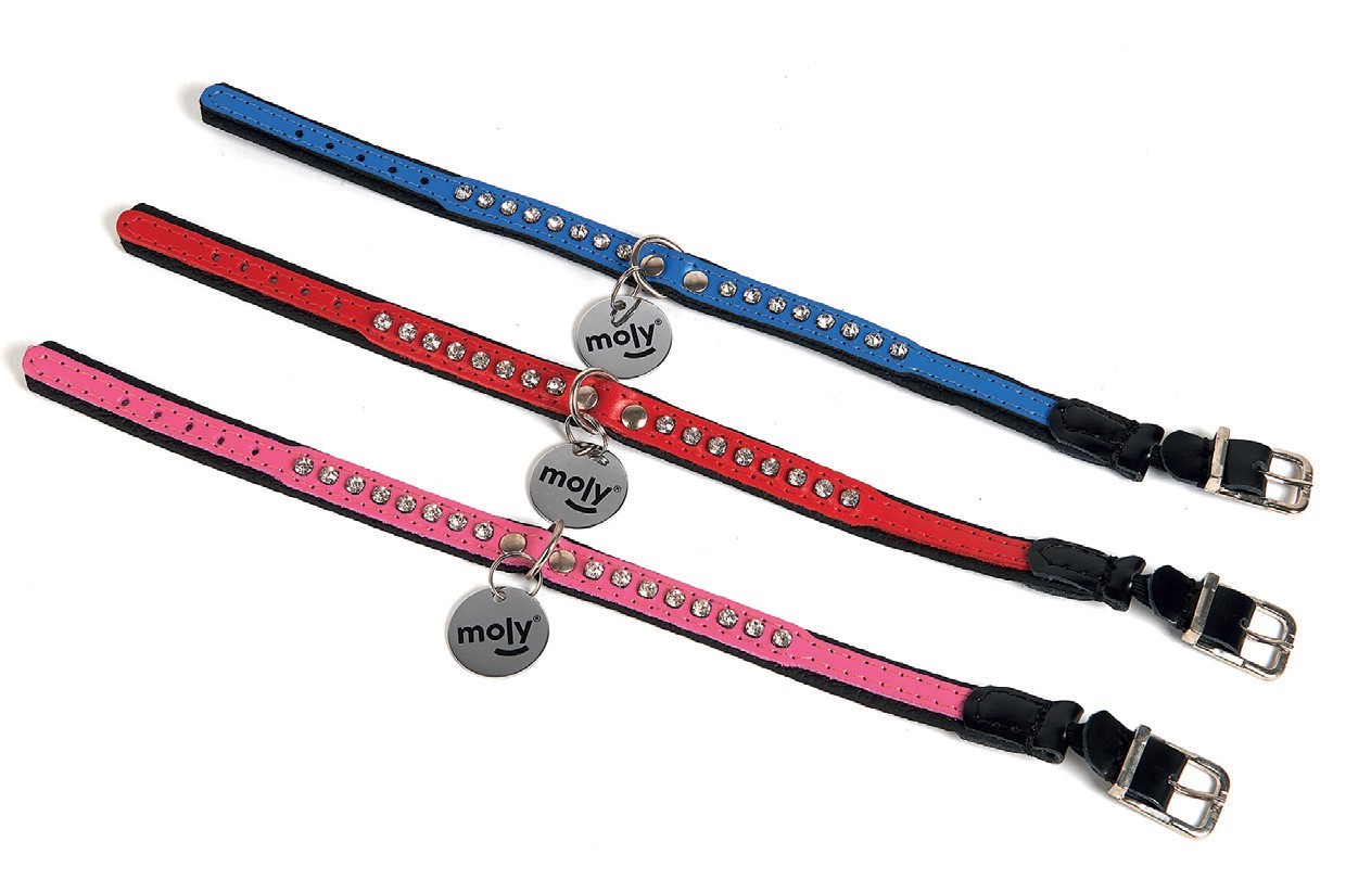 Collar gato piel zirc-elast 1 x 30 cm