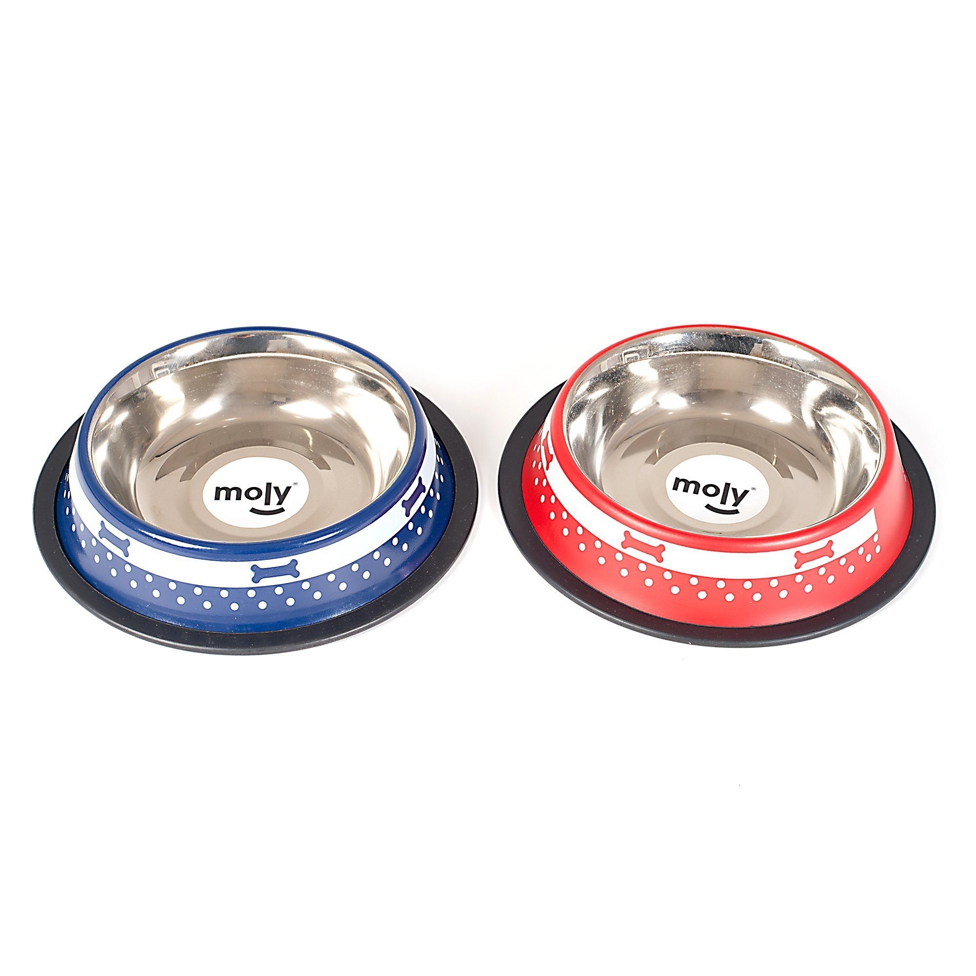 Comedero acero anti-des draw lunares 16cm 055 l