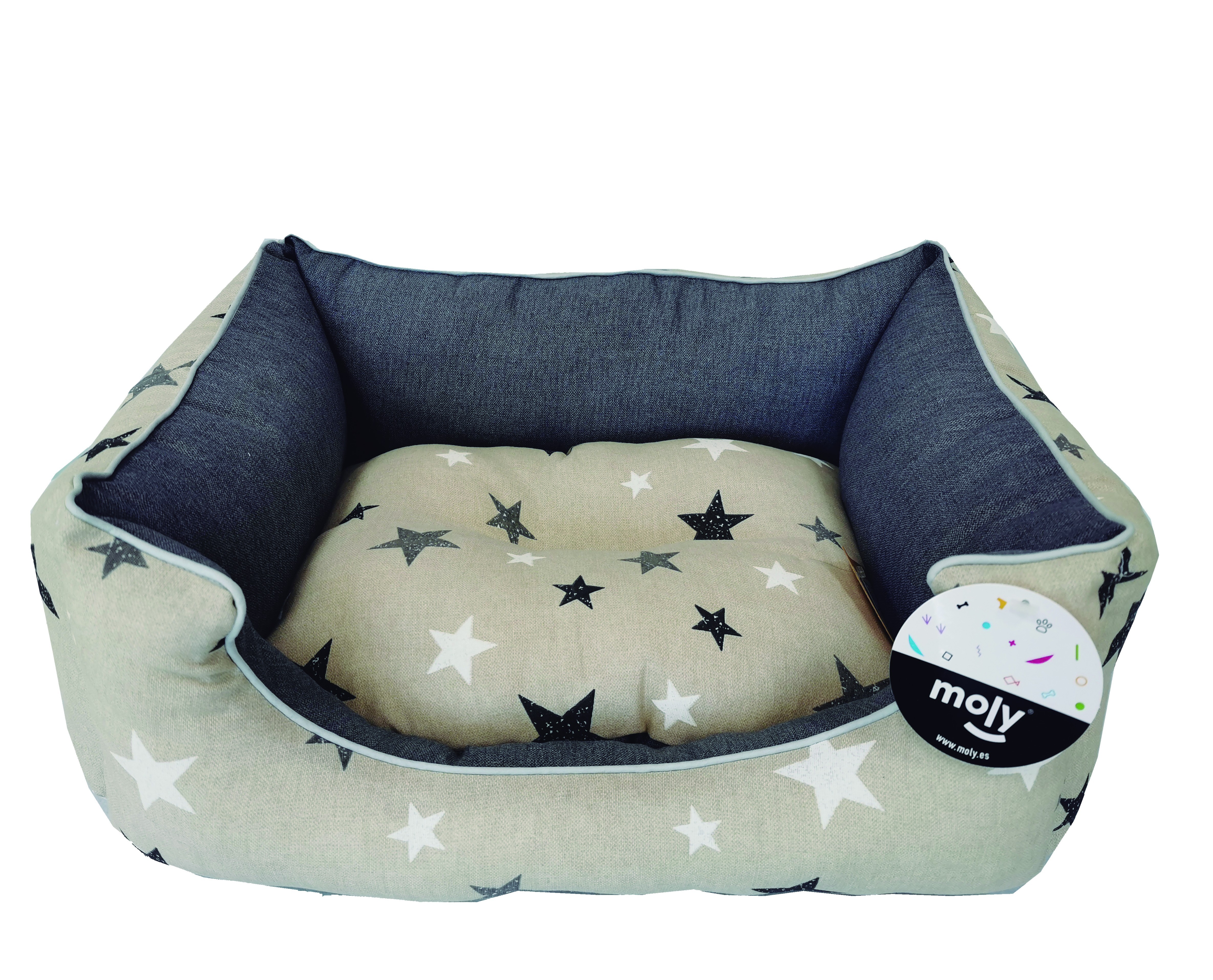 Cuna rect. estrellitas t-2 604824