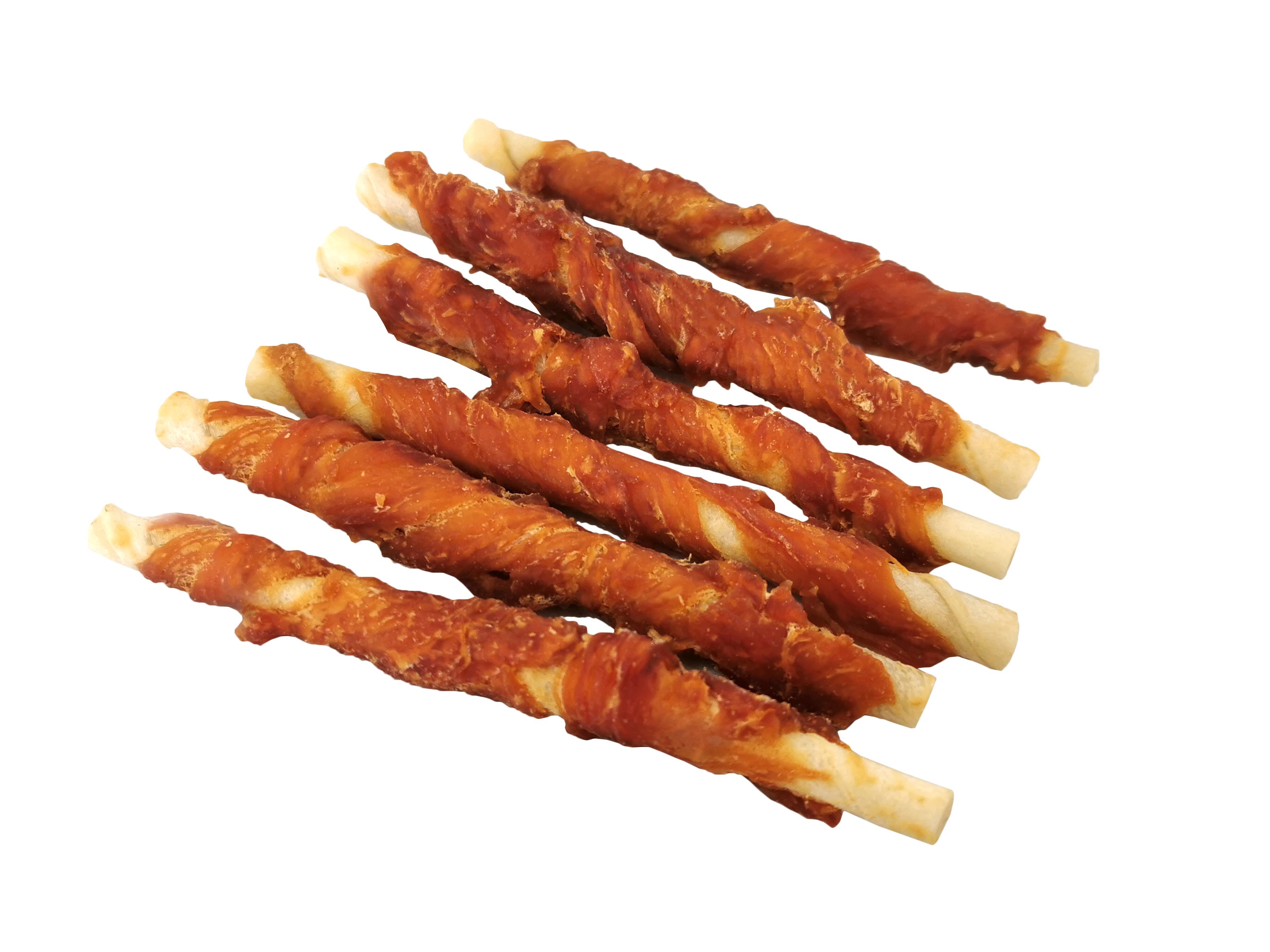 Snack para perros de pechuga de pollo con piel de vacuno 1 kg