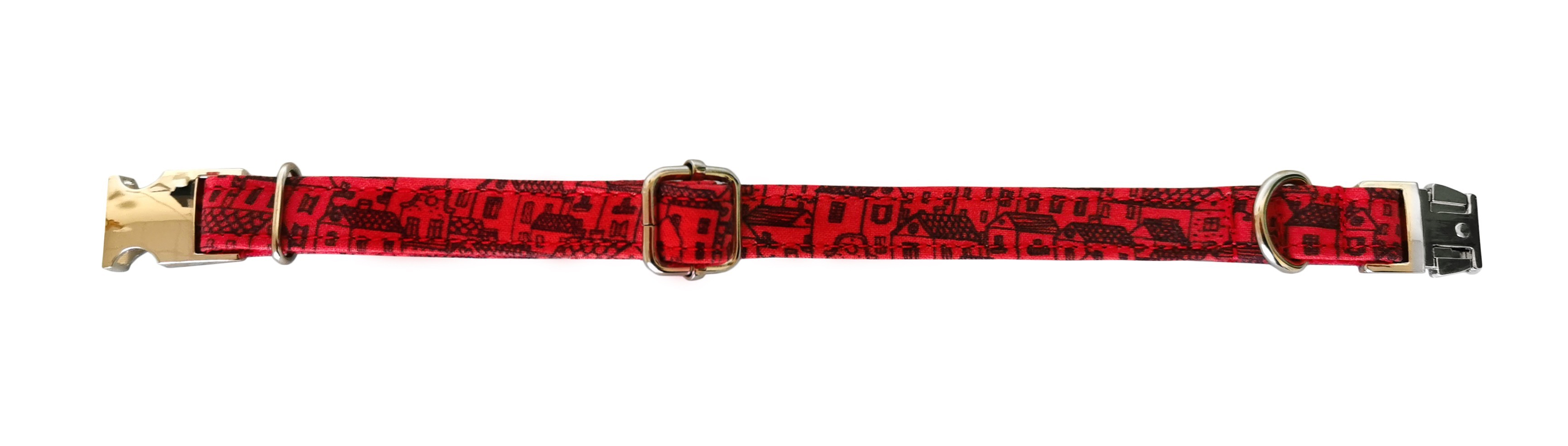 Collar para perros modelo casitas