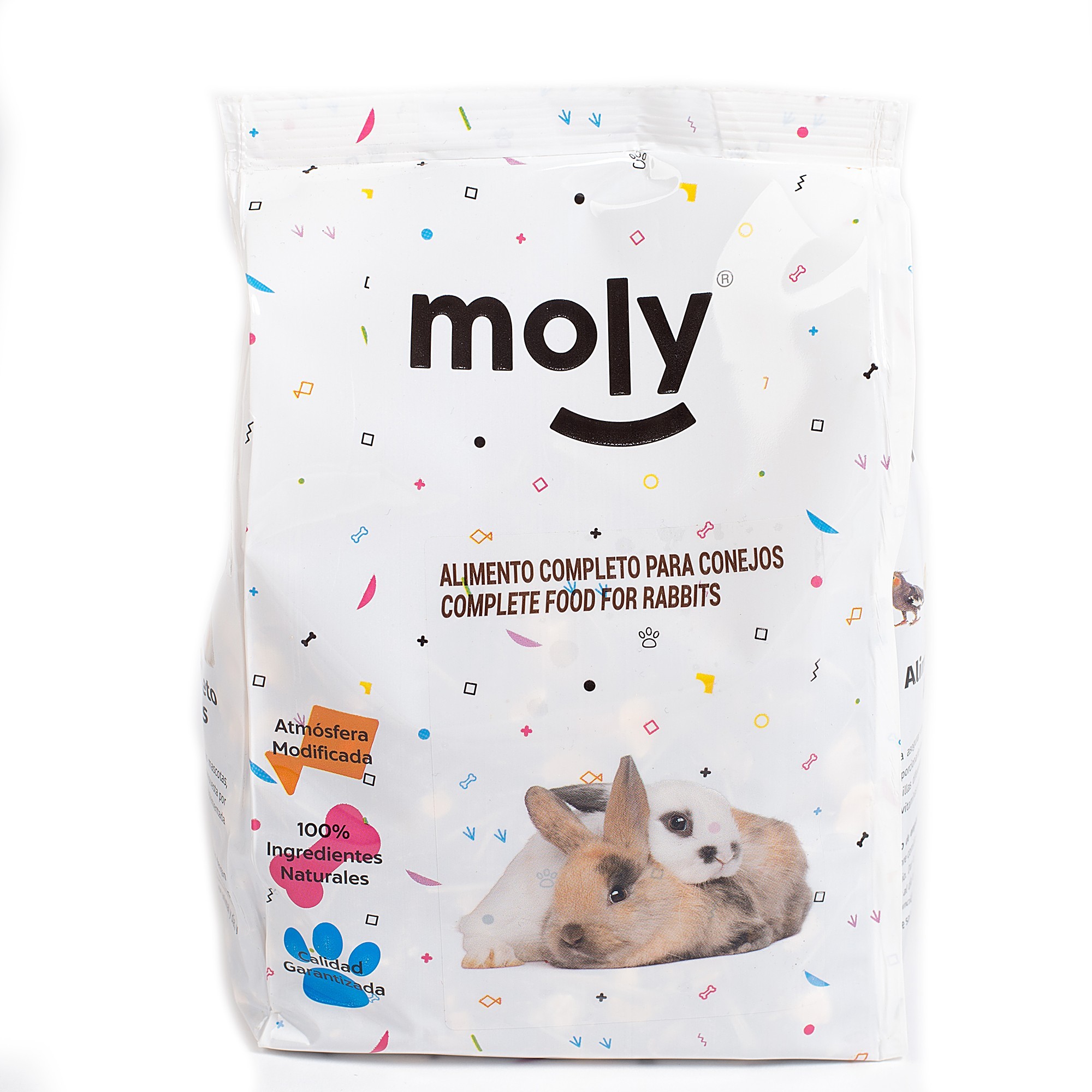Mixtura conejos y cobayas moly 800 gr