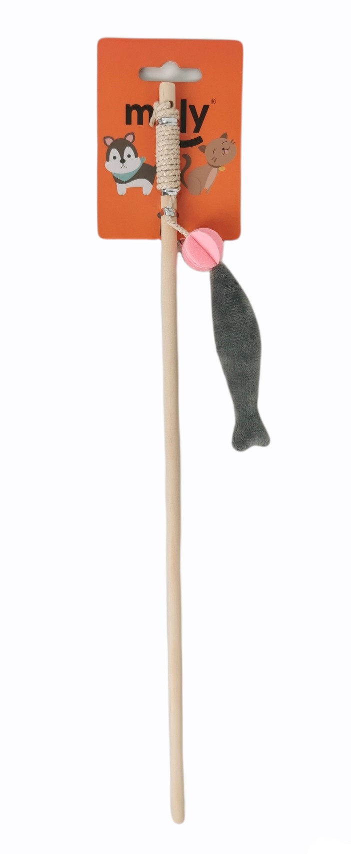 Juguete cana interactivo 40 cms con pescadito