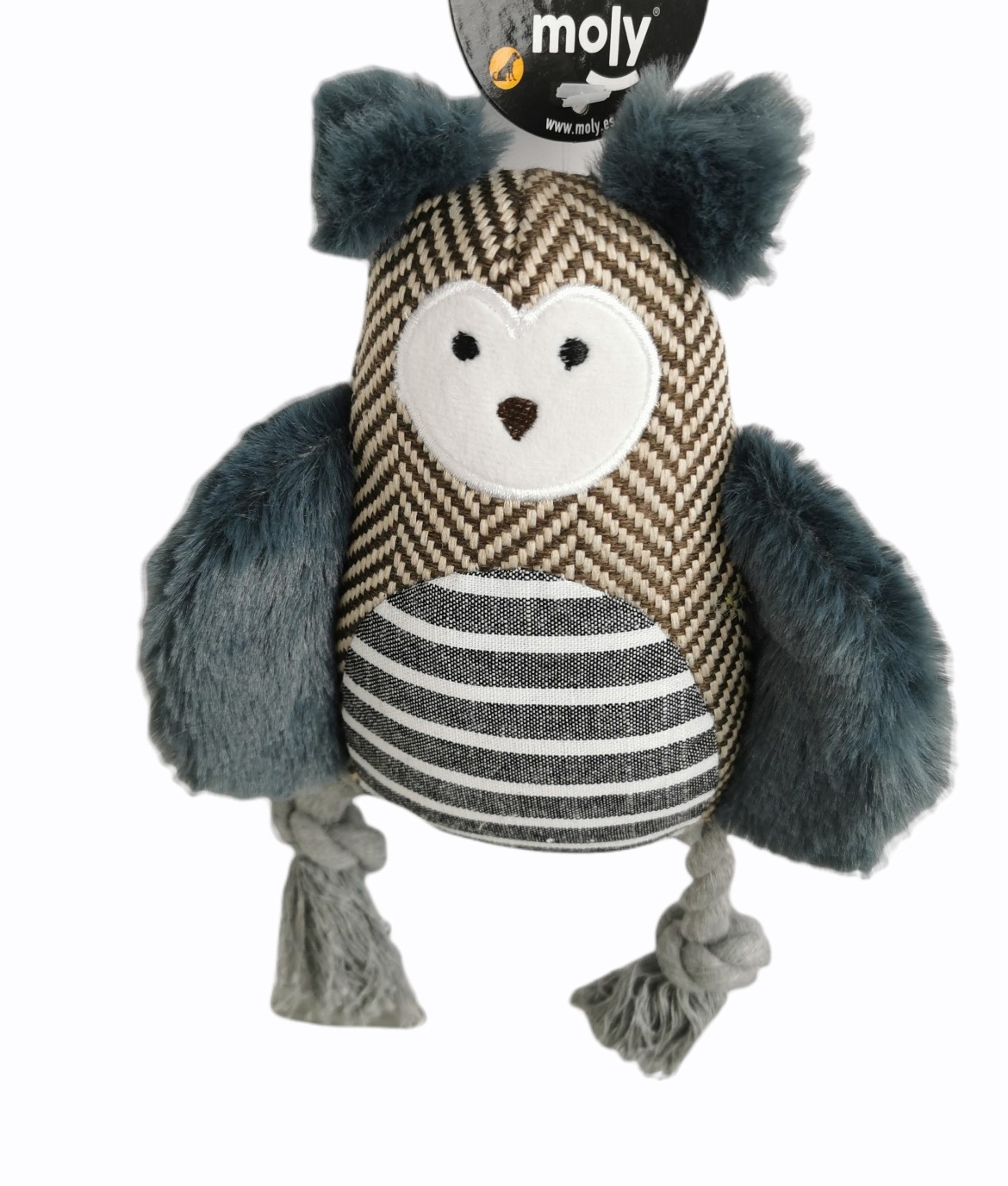 Peluche para perros lechuza