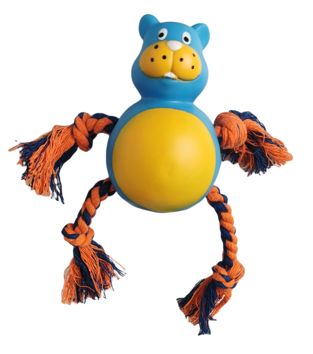 Juguete mordedor perro hipopotamo 21 cm