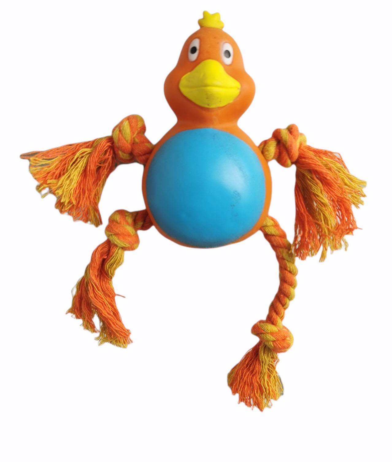 Juguete mordedor perro pollito 21 cm